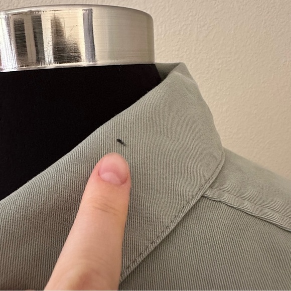 J.CREW Cinched Waist Utility Midi Dress Iced Pine Sage Green Stretch Chino Sz 8 - Picture 7 of 16